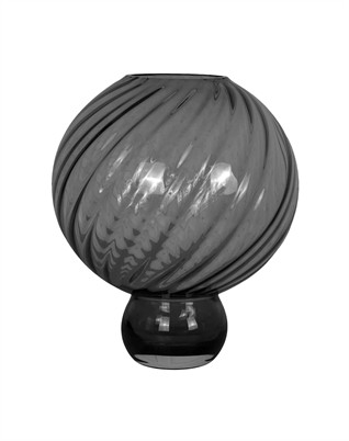 Meadow Swirl Vase - Grau - Groß